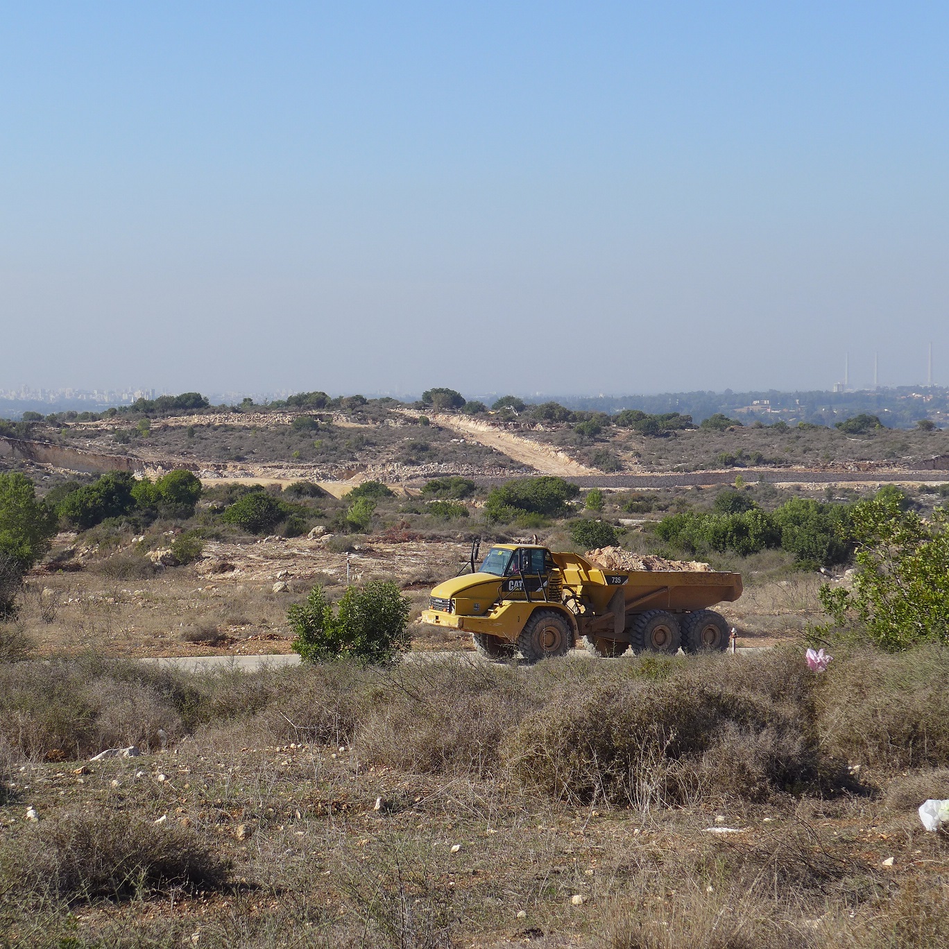 עבודות פיתוח בחריש, דצמבר 2013