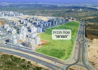 שטח תוכנית "הטרפז" למגדלים בחריש