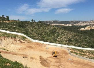 עבודות תשתית בשכונת אור המזרח בחריש