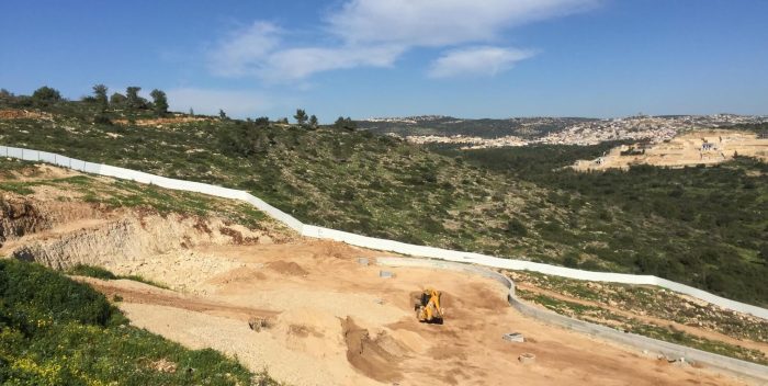 עבודות תשתית בשכונת אור המזרח בחריש