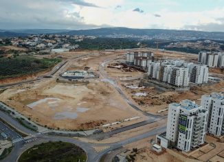 שכונת מעו"ף בחריש - צילום מהאוורי 2019