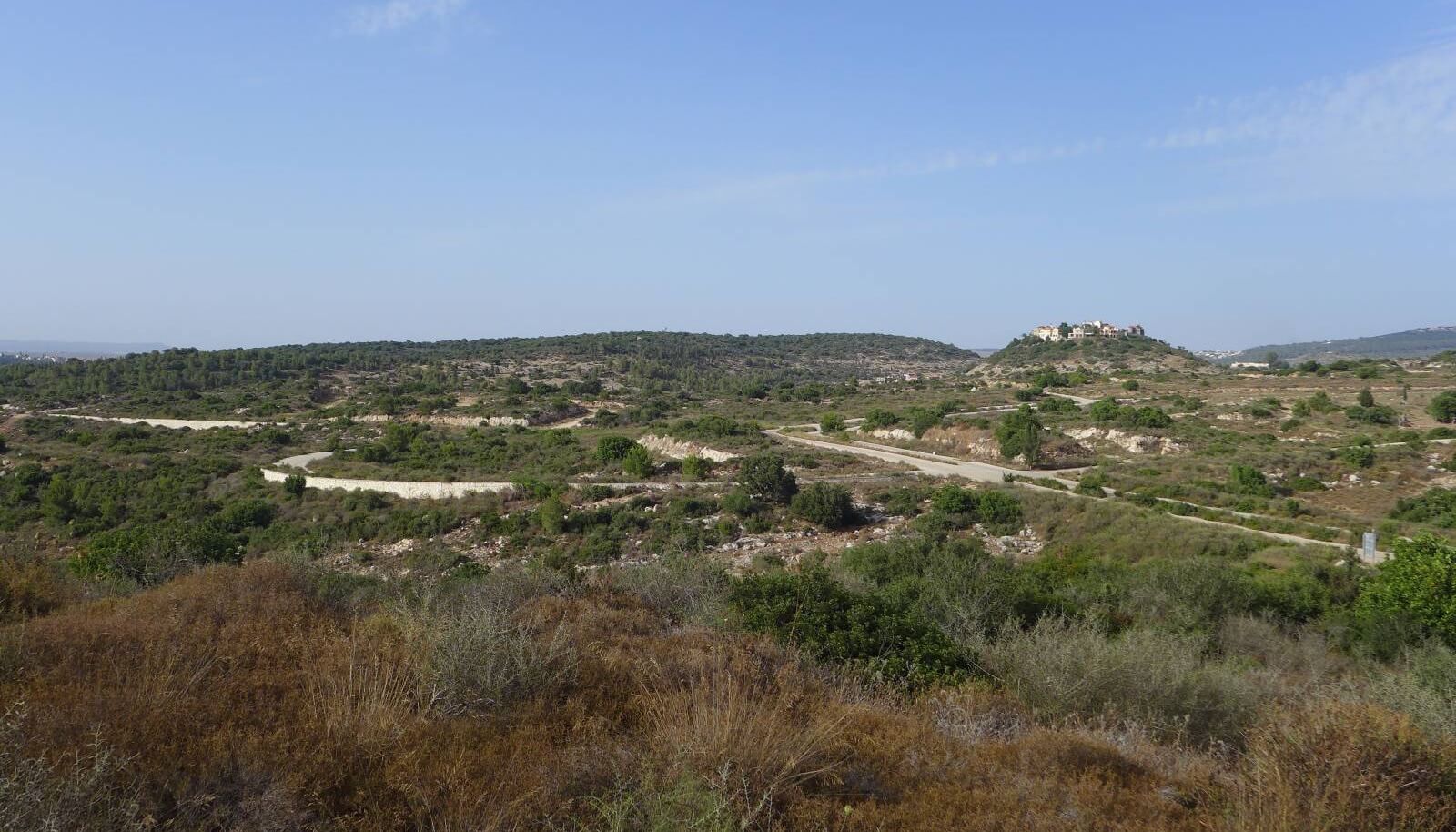 שכונת אבני חן בחריש, טרם תחילת הבנייה. יוני 2013