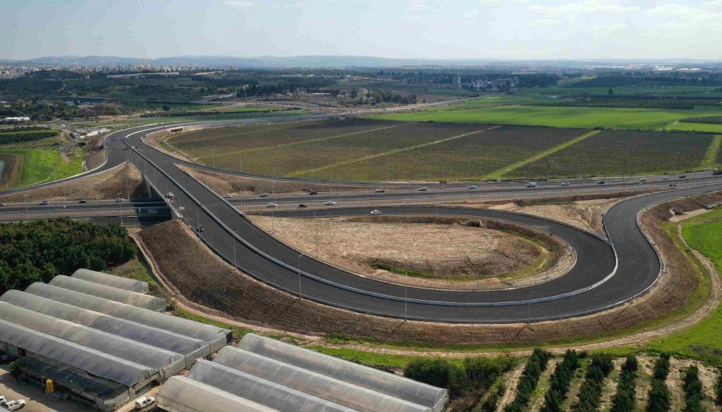 מחלף משמר הגבול- חריש מחלף מג"ב צילום: נתיבי ישראל