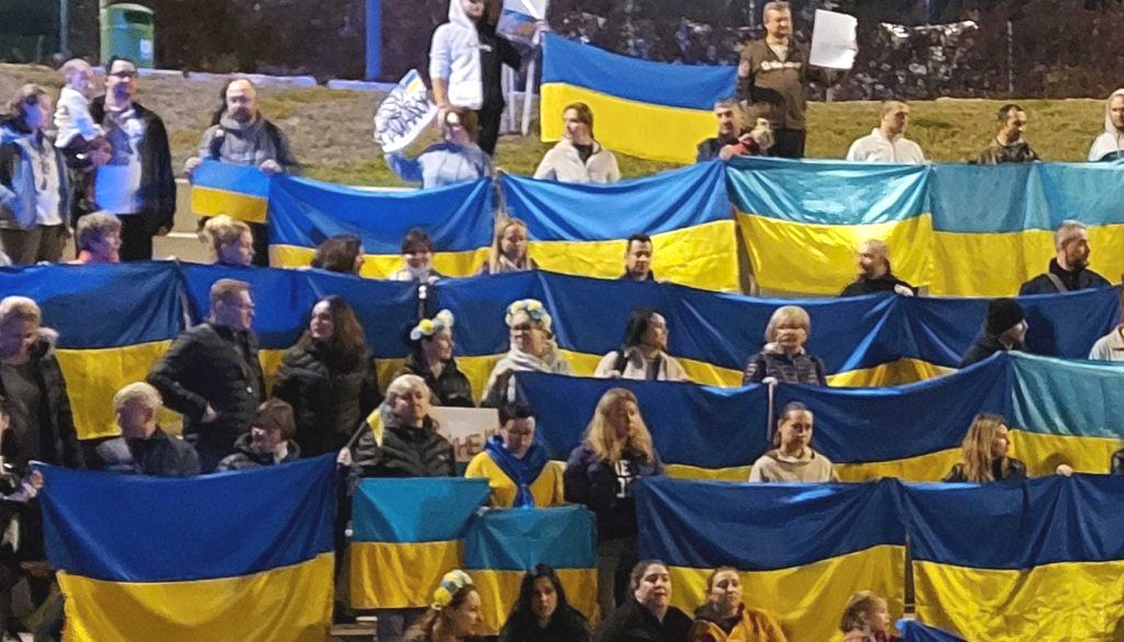 אוקראינה עצרת תמיכה