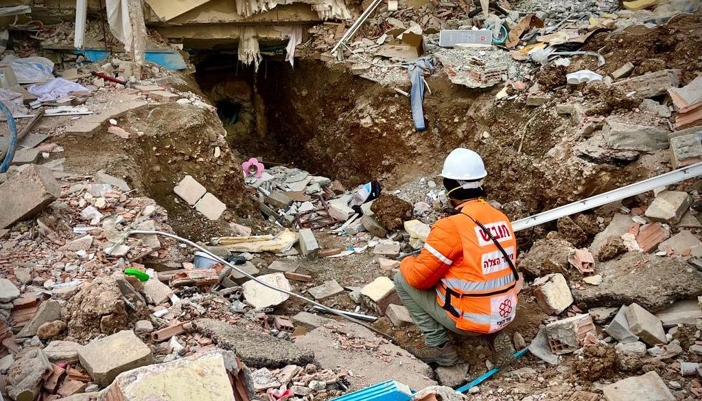 בניה אסיף רעידת אדמה טורקיה צילום: איחוד הצלה וחל"צ