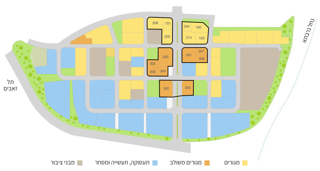 מפת מתחמי מכרז חריש דרום אוגוסט 2025