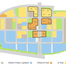 מפת מתחמי מכרז חריש דרום אוגוסט 2025
