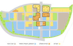 מפת מתחמי מכרז חריש דרום אוגוסט 2025