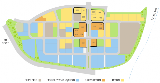 מפת מתחמי מכרז חריש דרום אוגוסט 2025