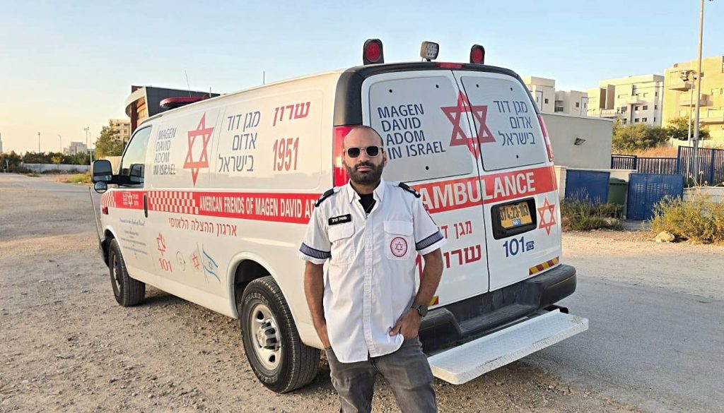 משה כהן מד"א מתנדבים התנדבות בחריש