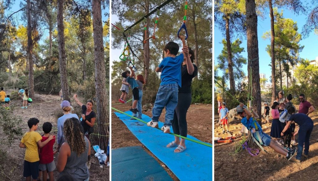 פעילויות ביער הקהילתי. צילומים: ליאור ארביב