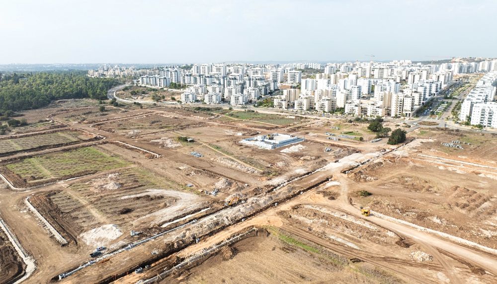 חריש דרום עבודות פיתוח צילום: דוברות עיריית חריש