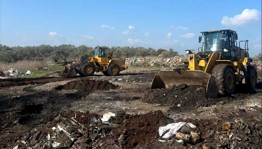 זיהום אוויר משרפות צילום: דובר צה"ל