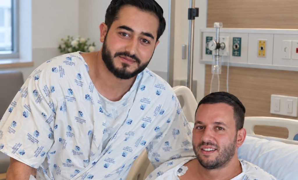 חיים ראש ומאור חי תרומת כליה חריש